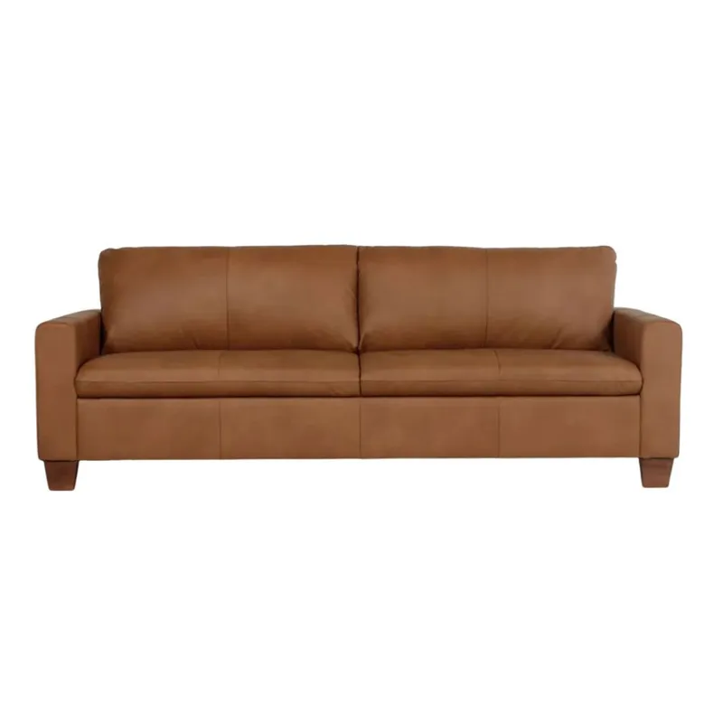 SOFA 100% CUERO - MODELO BLANC - 3 CUERPOS - MARRON en Marrón - Sillones y sofás, Uruguay | Champagne Home