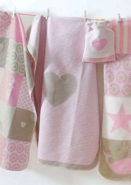 MANTA AUSTRIACA KIDS - CORAZON ROSA - Textiles, Uruguay | La Iberica, vista 10