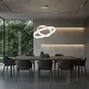 Colgante led 2 Fajas de anillos- 60W Dimerizable en Blanco - Lámparas colgantes, Uruguay | Iluminica, vista 4 de 6