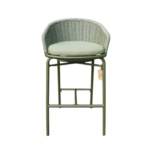 SILLA ALTA IBIZA CON ALMOHADÓN en Verde - Muebles para el exterior, Uruguay | Masinfinito Casa