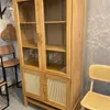 Cristalero 4 Puertas Madera de Pino y Rattan Natural - Linea Yakarta - Aparadores y recibidores, Uruguay | Berna home, vista 3 de 9