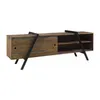 Mesa Central + Rack + Carro Bar York en Marrón - Mesas de living, Uruguay | Divino, vista 4 de 5