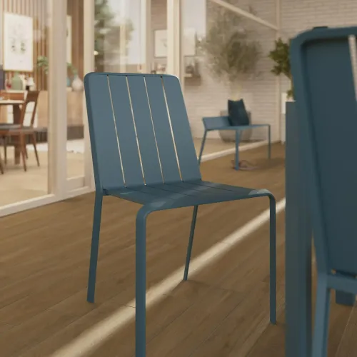 Silla Idaho Azul Agata en Azul - Muebles para el exterior, Uruguay | Naterial Uruguay
