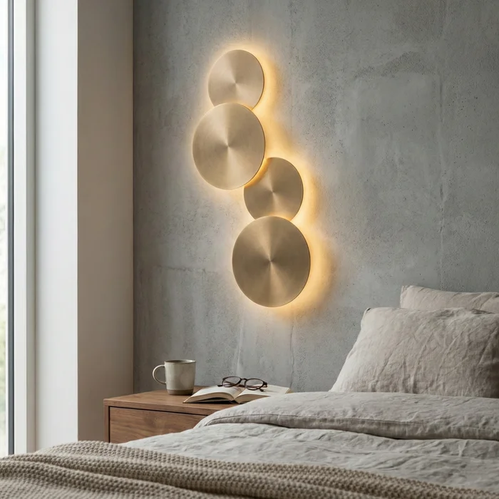 Eclipse Quad Wall en Dorado - Iluminación, Uruguay | La Perla, vista 4