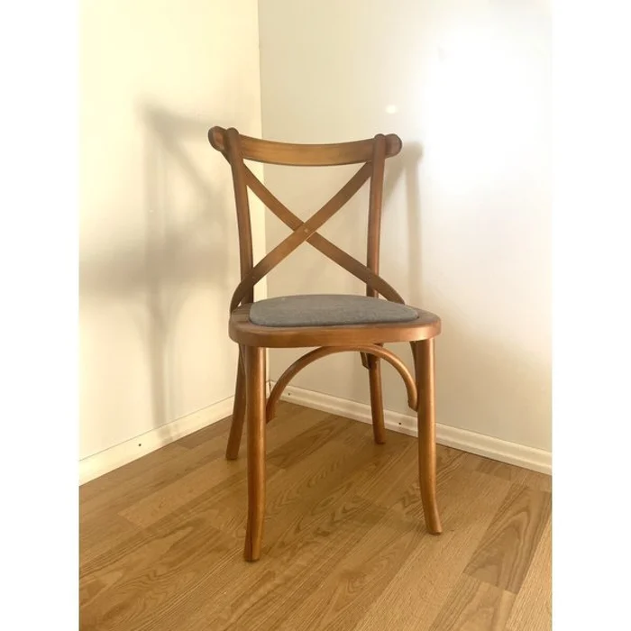 Silla españa tapizada — Serra Amoblamientos en Madera natural - Sillas, Uruguay | Serra Amoblamientos, vista 2