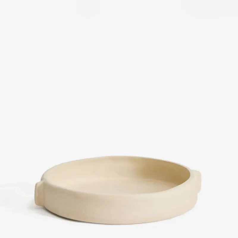 Centro de mesa Mireni de papel maché beige Ø 31 cm en Beige - Jarrones, Uruguay | Kavehome