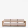 Sofá Ambra de 3 plazas de madera maciza de acacia con acabado claro 249 cm FSC 100% en Beige - Sillones y sofás, Uruguay | Kavehome, vista 9 de 10
