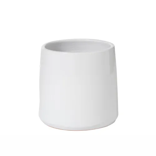 Maceta Ceramica Blanco Renn en Blanco - Jarrones, Uruguay | Divino