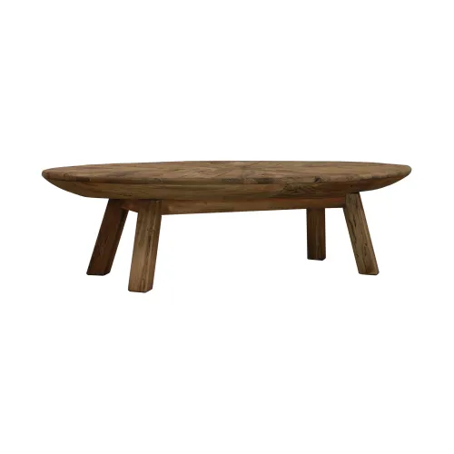 Mesa Central Natural/beige Madera Ah664 en Madera natural - Mesas de living, Uruguay | Divino
