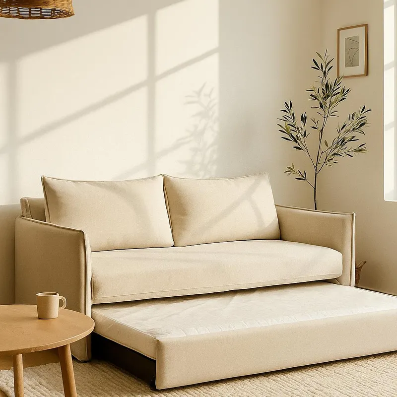 Sofá con funda con cama marinera en Beige - Sillones y sofás, Uruguay | Pieza Clave