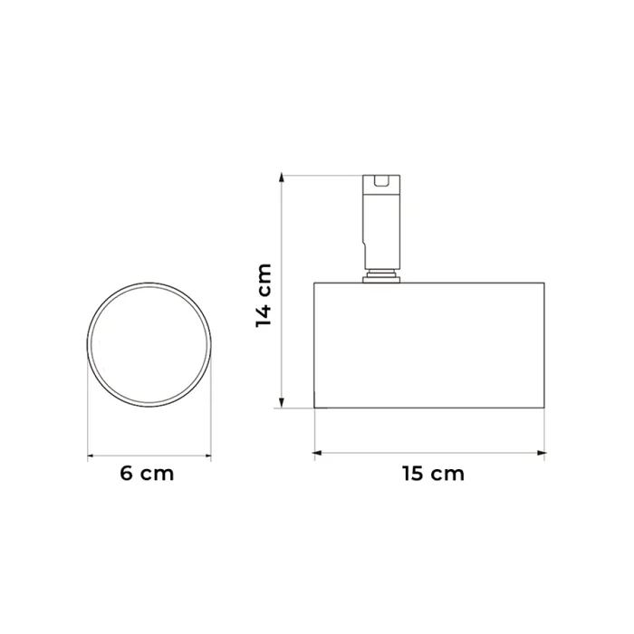 Luminaria Oliver Orientable Blanco Mate en Blanco - Lámparas colgantes, Uruguay | Serlux, vista 5