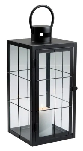 Farol VILLADS W16xL16xH36cm negro en Negro - Velas y Portavelas, Uruguay | JYSK