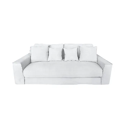 Sofá Sand, 3 Cuerpos - Blanco en Blanco - Sillones y sofás, Uruguay | Indian