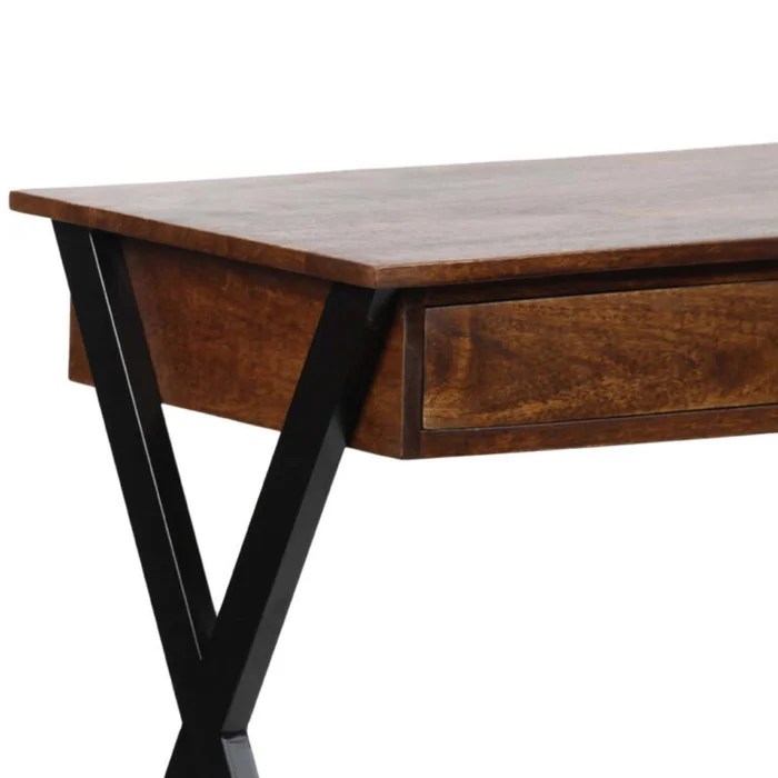 Escritorio Madera-de-mango Marron Christopher en Marrón - Escritorios, Uruguay | Divino, vista 4