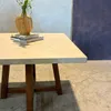 Mesa de comedor DELPHINUS cuadrada en Beige - Mesas de comedor, Uruguay | Soy Mezcla, vista 2 de 3
