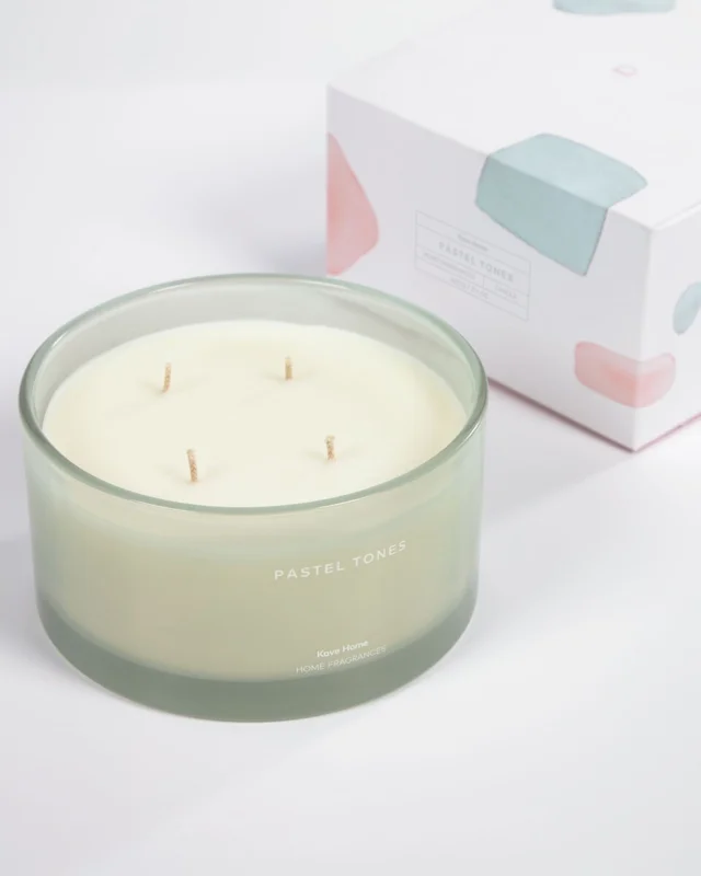 Vela aromática Pastel Tones 600 gr en Verde - Velas y Portavelas, Uruguay | Kavehome, vista 3