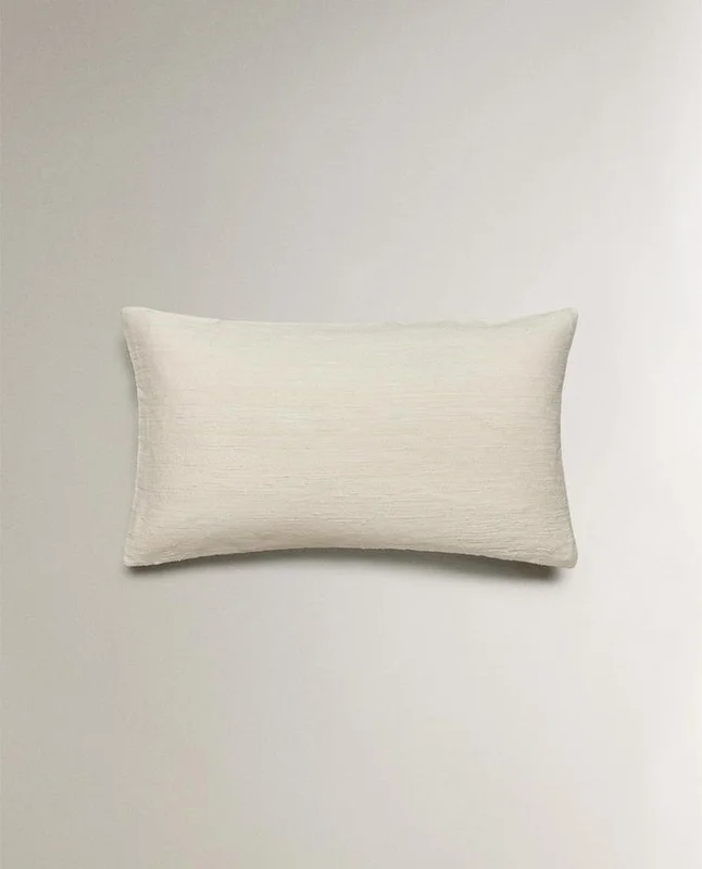 FUNDA COJÍN SEDA en Beige - Textiles, Uruguay | Zara Home, vista 5