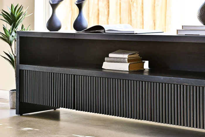 RACK STUDIO TOTAL BLACK - 1.75 MTS en Negro - Muebles para TV, Uruguay | La Iberica, vista 3