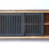 RACK BLACK RIO 1,45mt en Negro - Muebles para TV, Uruguay | Fundamento Muebles, vista 2 de 6