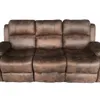 RECLINER SOFA L6611 3 CUERPOS MARRON en Marrón - Sillones y sofás, Uruguay | Alfa Ventas, vista 1 de 5
