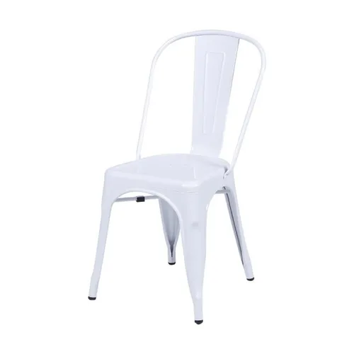 SILLA TOLIX BLANCO METAL COMEDOR - Sillas, Uruguay | Decohogar