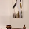 Lienzo abstracto Marvilo gris y mostaza 60 x 90 cm en Multicolor - Decoración de pared, Uruguay | Kavehome, vista 2 de 9