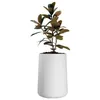 Macetero Gota 55 Blanco Alto 55cm x 36cm Ancho Boca x Diam Base 40cm, 60 lts en Blanco - Macetas, Uruguay | Champagne Home, vista 1 de 3