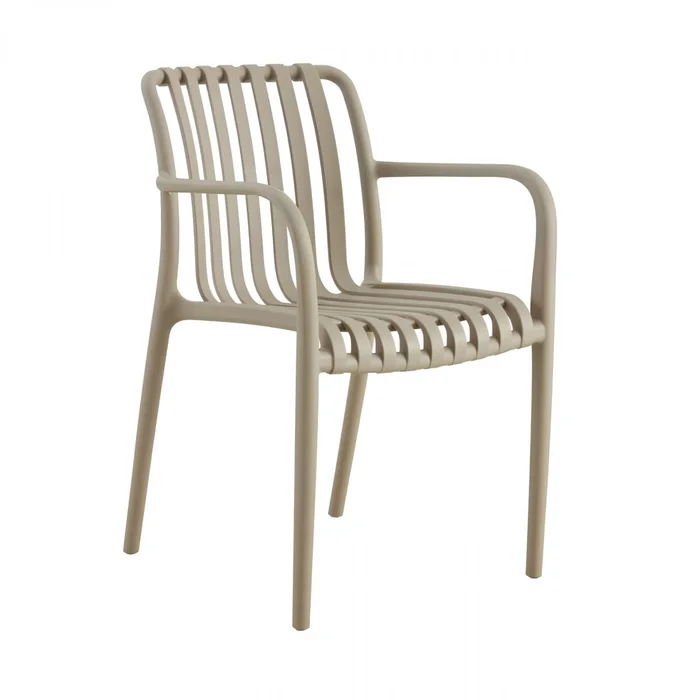 Silla de Exterior Atenas - Beige en Beige - Muebles para el exterior, Uruguay | Rústico Hogar, vista 3