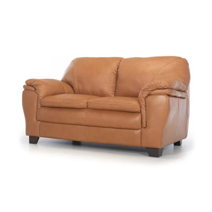 Sillón 100% Cuero - 2 Cuerpos - Monza - Camel en Marrón - Sillones y sofás, Uruguay | Rústico Hogar, vista 2