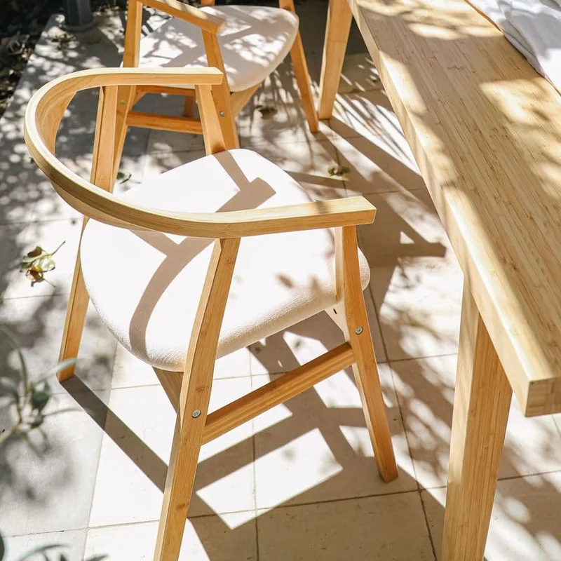 Silla Capri en Madera natural - Muebles, Uruguay | Uruguay Bamboo, vista 4