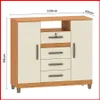 Comoda 4 cajones + 2 puertas – Angra en Multicolor - Cómodas, Uruguay | Punto Unión, vista 5 de 10