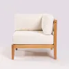 ESQUINA CANNES RIPADA ACQUABLOCK CRUDO 74x74x66CM JATOBA - Muebles para el exterior, Uruguay | Vinibel, vista 5 de 8