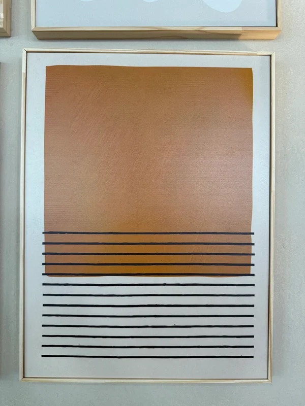 KIT 2 - Abstracto Celeste/Gris - 30 x 40 en Multicolor - Decoración de pared, Uruguay | Berna home, vista 3