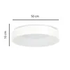 Plafon LED Redondo Philly 50 CM Blanco en Blanco - Lámparas colgantes, Uruguay | Unilux, vista 7 de 7