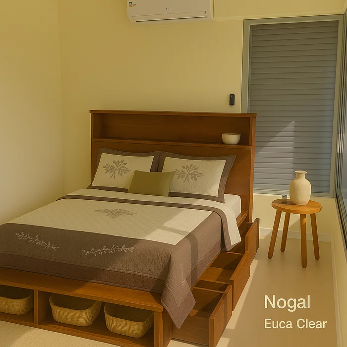 Cama Ginebra en Madera natural - Dormitorio, Uruguay | Tree House Deco, vista 6