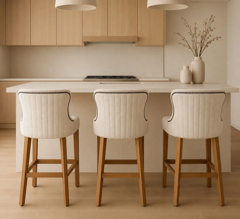 Banqueta Berlin en Beige - Muebles, Uruguay | Indrana, vista 3