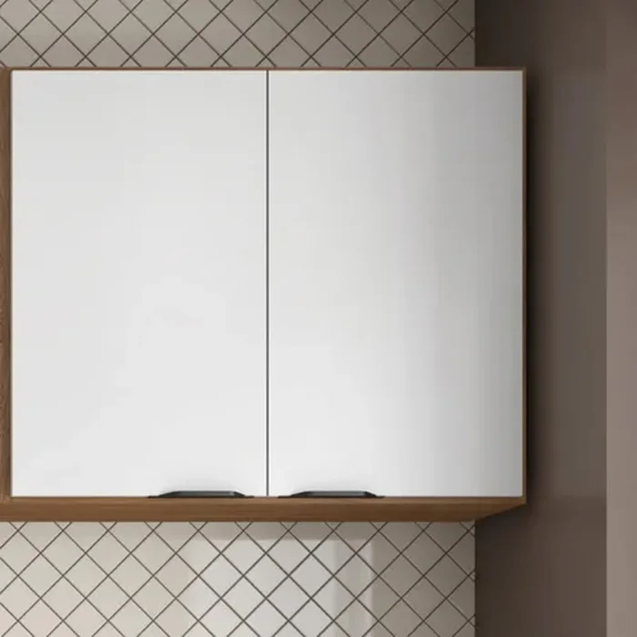 Mueble Aereo Alto De Cocina 2 Puertas Tiradores Metalicos Mdp en Multicolor - Muebles, Uruguay | Soy Hogar, vista 3
