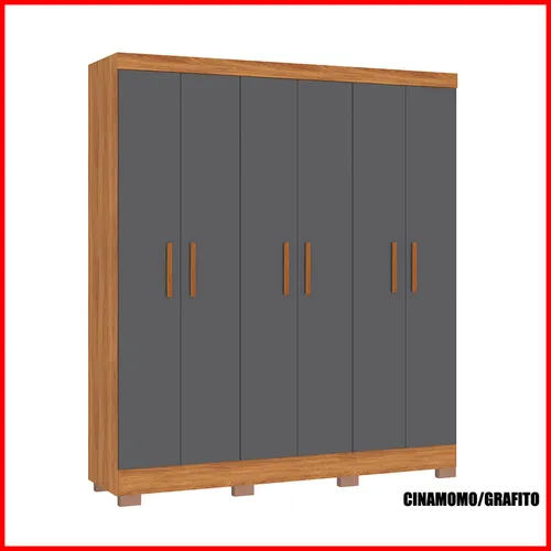 Placard 6 puertas – Cancun - Roperos y placares, Uruguay | Punto Unión