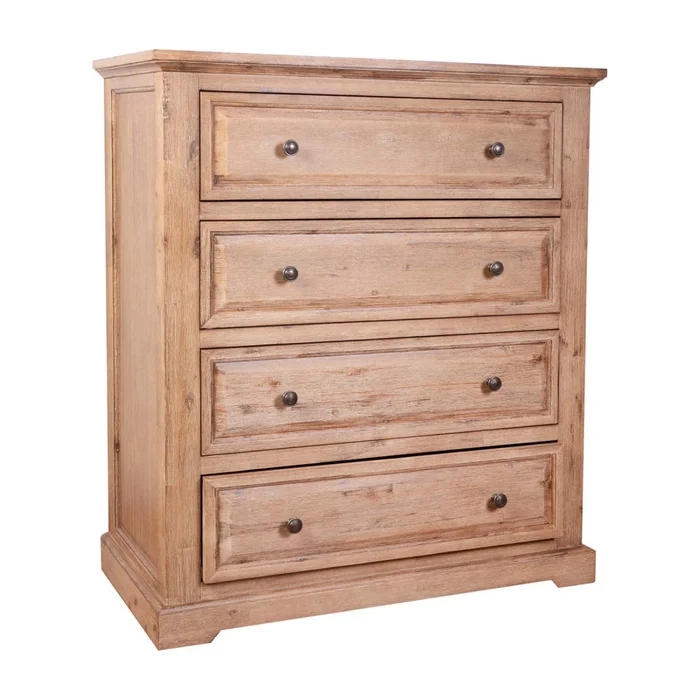 Cajonera 5 Cajones Madera-acacia Natural-beige Westport en Madera natural - Cómodas, Uruguay | Divino, vista 2