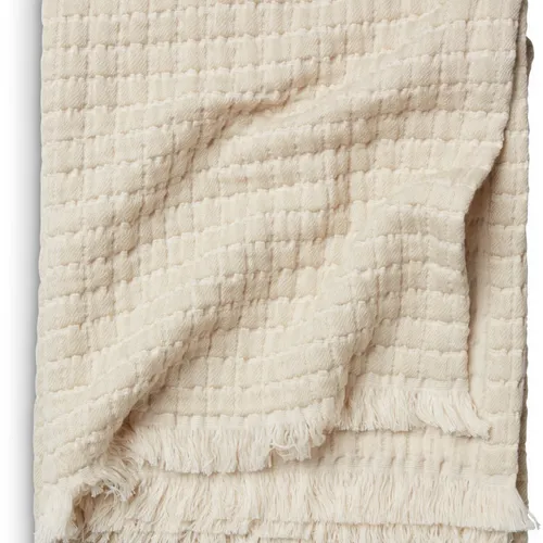 Manta throw DVERGSYRE 130x170 beige en Beige - Textiles, Uruguay | JYSK