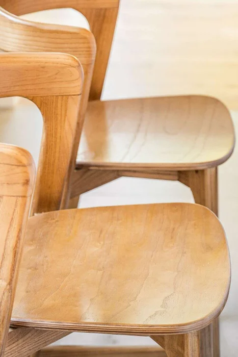 SILLA DE BAR BONHAM - MIEL en Madera natural - Sillas, Uruguay | La Iberica, vista 7