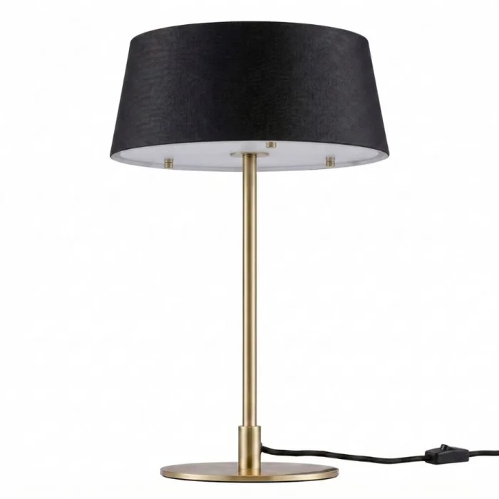 Lámpara De Mesa Benson Negro en Negro - Lámparas de mesa, Uruguay | Serlux