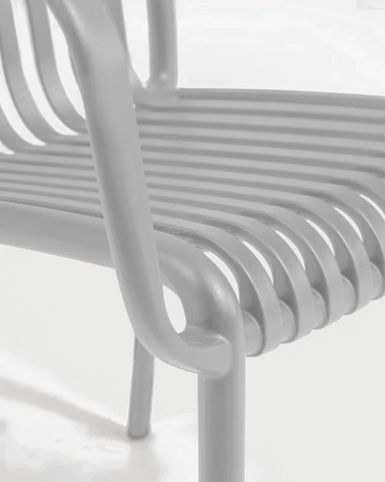 Silla de exterior Isabellini - gris claro en Gris - Sillas, Uruguay | Kavehome, vista 7