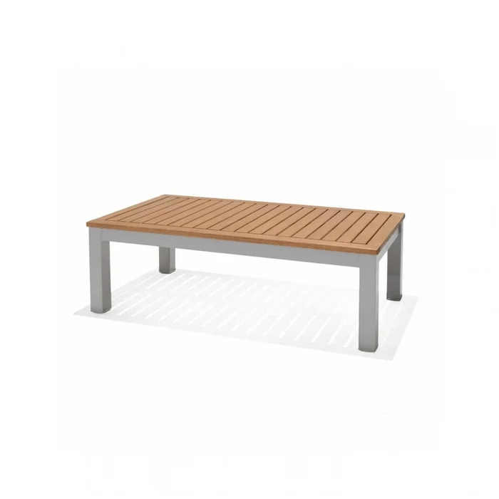 Mesa de Centro - Kingsbury en Gris, Marrón - Muebles para el exterior, Uruguay | Rústico Hogar