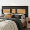 Respaldo de Cama Nordik – MDP Premium con Apliques (160 cm) - Negro / Cinamomo en Multicolor - Respaldos de cama, Uruguay | Mulata, vista 2 de 5