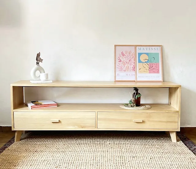 Rack con estante y dos cajones - Muebles, Uruguay | Decoramuss