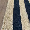 ALFOMBRA AGRA JUTE 300X400 NATURAL BLACK, Uruguay | Vinibel, vista 5 de 5