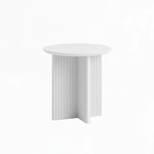 Mesa Lateral Capri – Blanca - Mesas de arrimo, Uruguay | Berna home