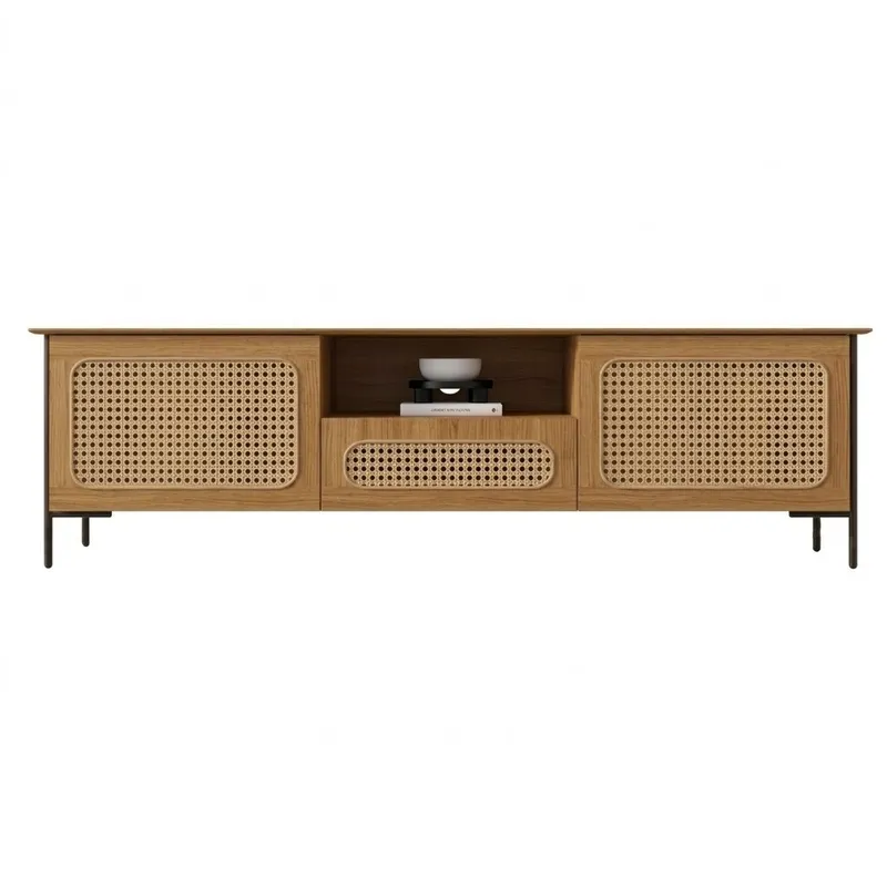 Rack Terra – 207 cm - Olmo - Muebles para TV, Uruguay | Berna home