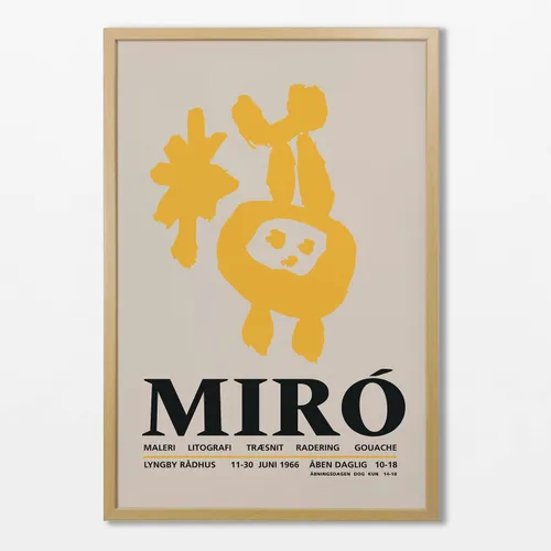 Miro - Yellow Art Exhibition - Láminas, Uruguay | La Cuadrería